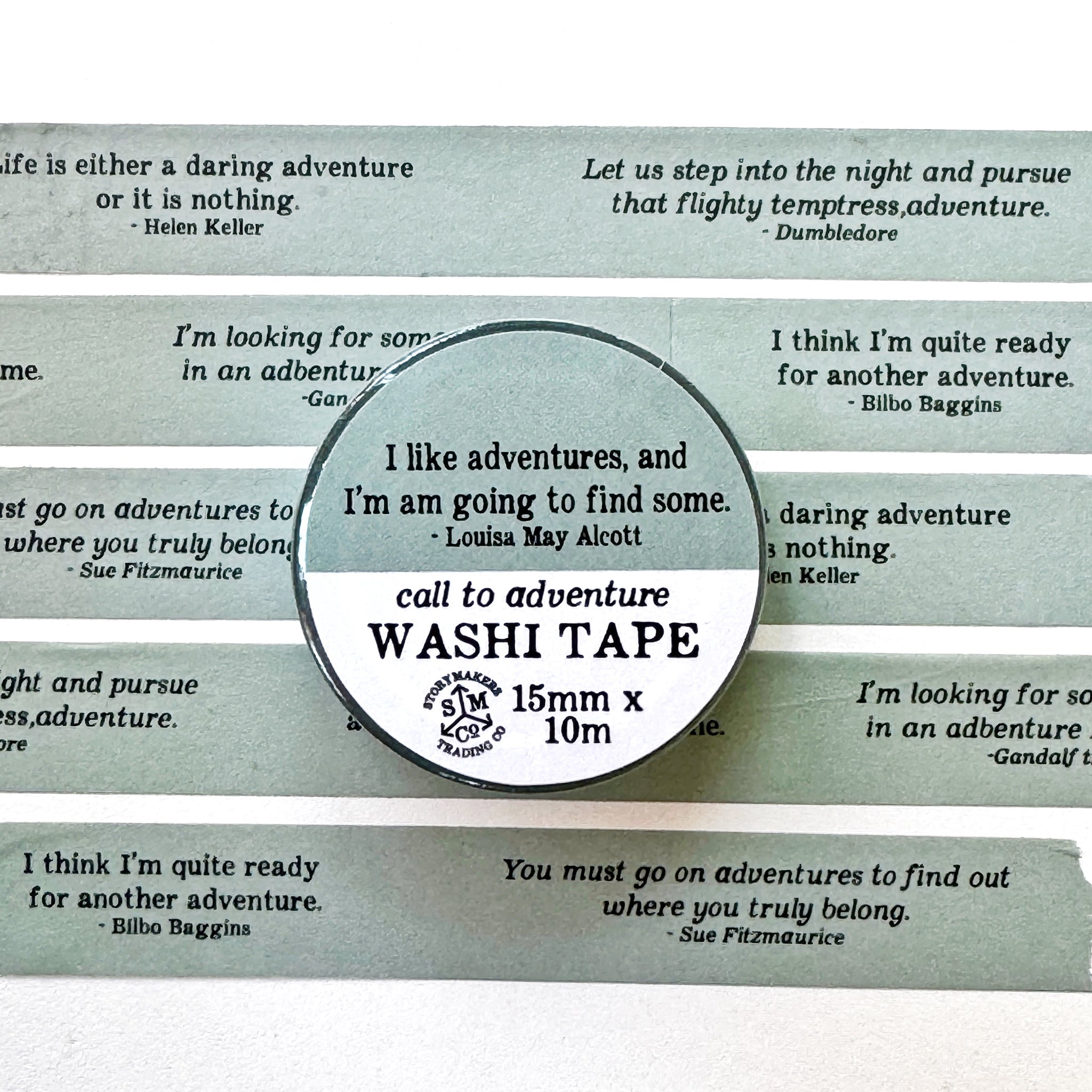 Call to Adventure - Quotes Washi Tape - for world builders, RPG, D&D, fantasy lovers and more!