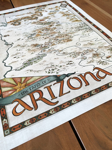 Arizona Fantasy Map