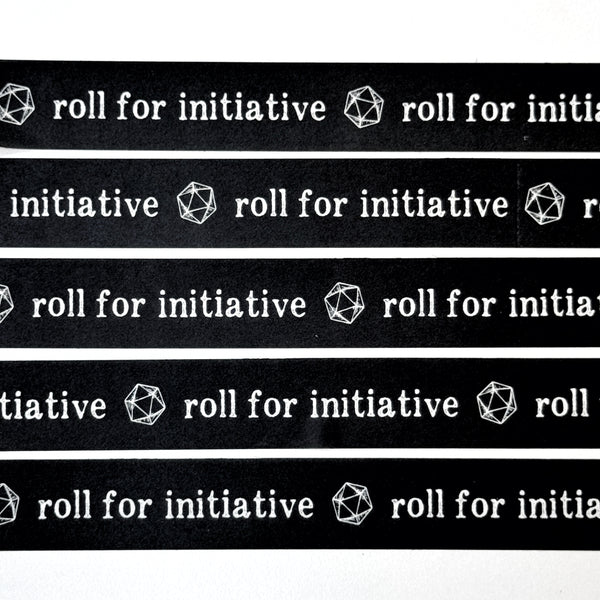 Roll for Initiative Washi Tape - for world builders, RPG, D&D, fantasy lovers and more!