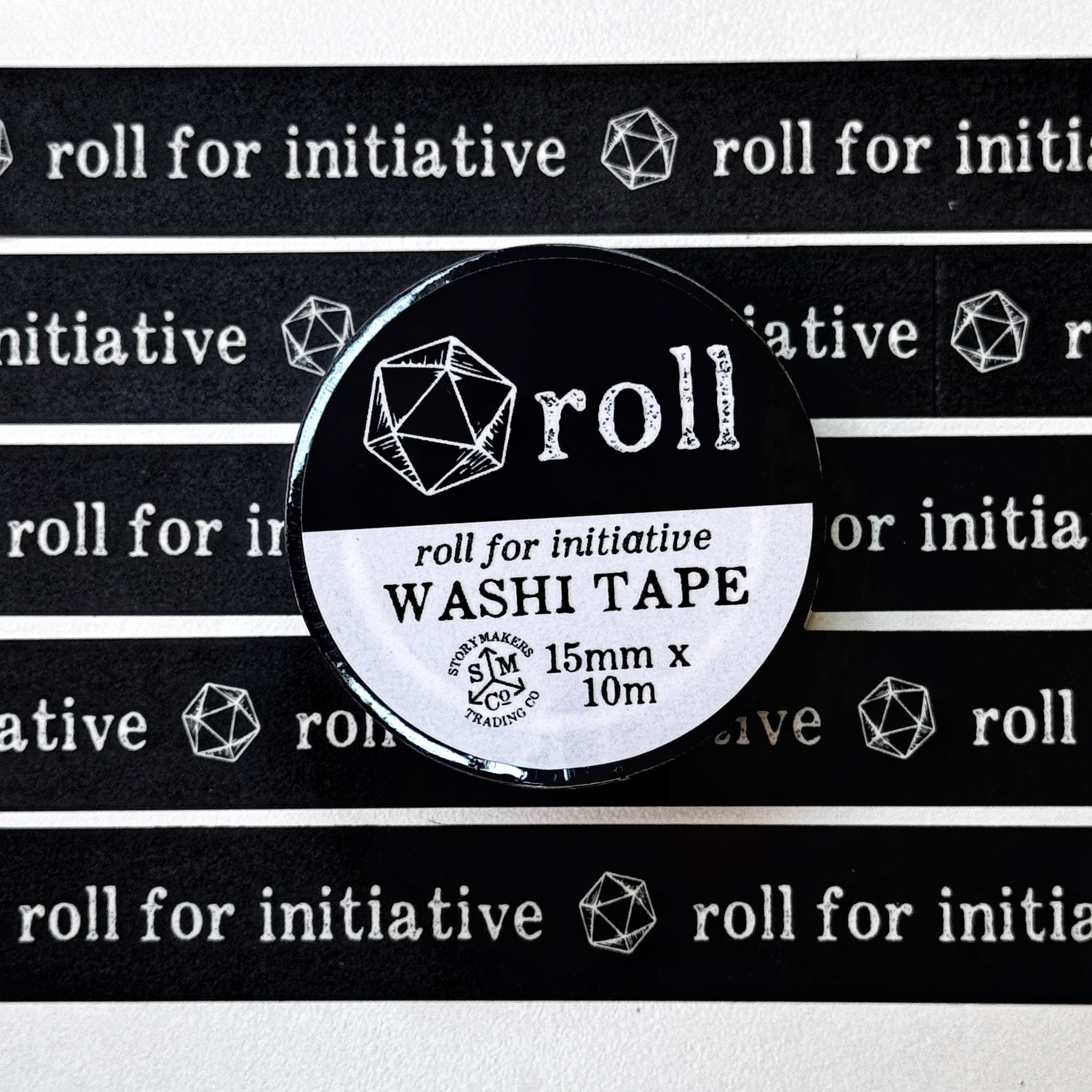 Roll for Initiative Washi Tape - for world builders, RPG, D&D, fantasy lovers and more!