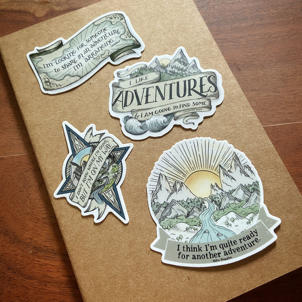 Another Adventure -Lord of the Rings quote vinyl sticker - waterproof, UV-proof