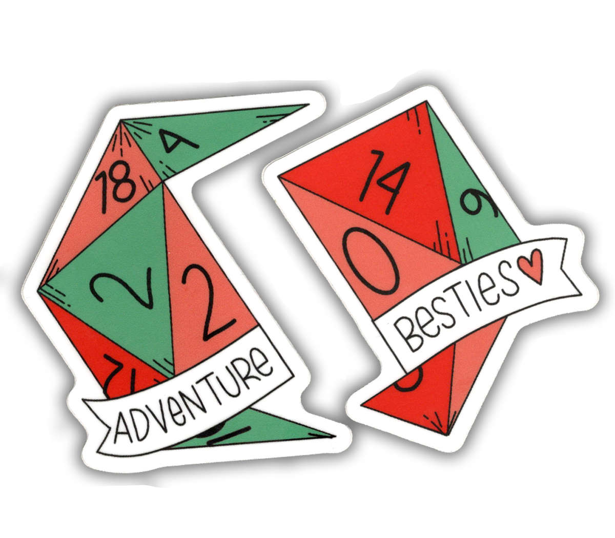 Adventure Besties - Vinyl Stickers