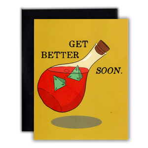 Healing Potion - D&D/RPG Get Well Soon card