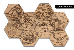 Fantasy Map Coasters