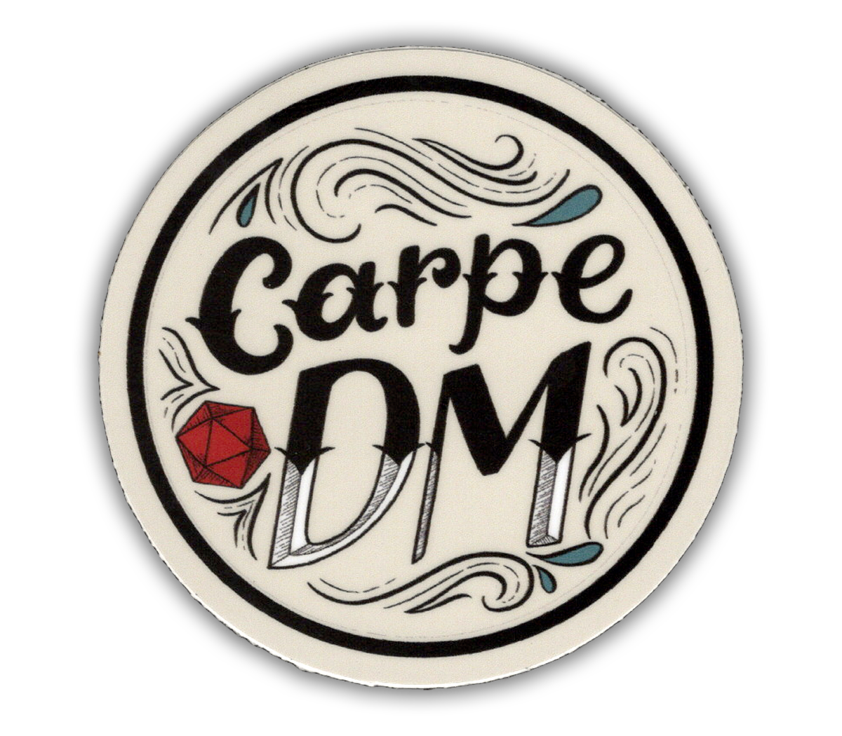 Carpe DM - D&D Dungeon Master vinyl sticker - waterproof, UV-proof