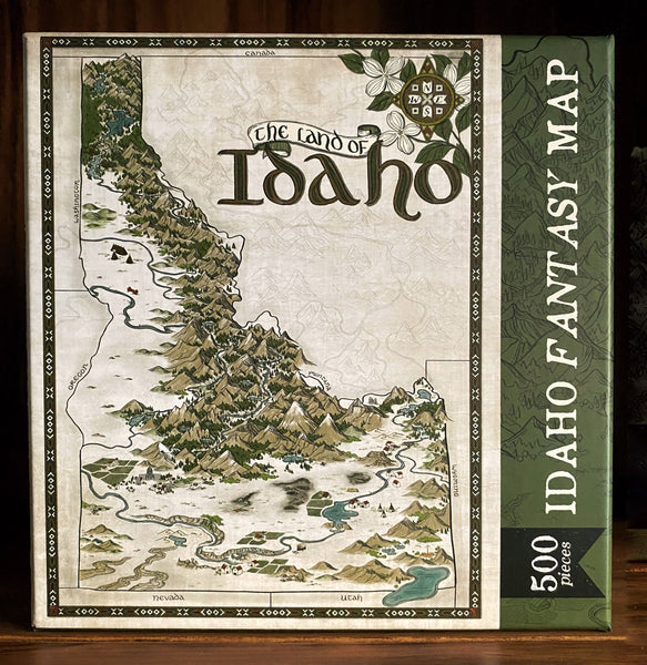 Idaho Fantasy Map Puzzle