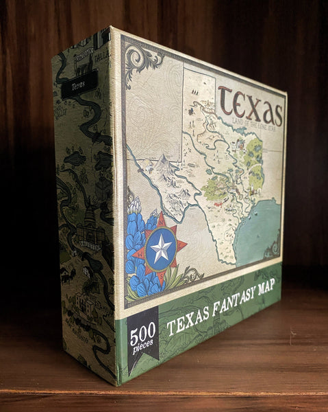 Texas Fantasy Map Puzzle