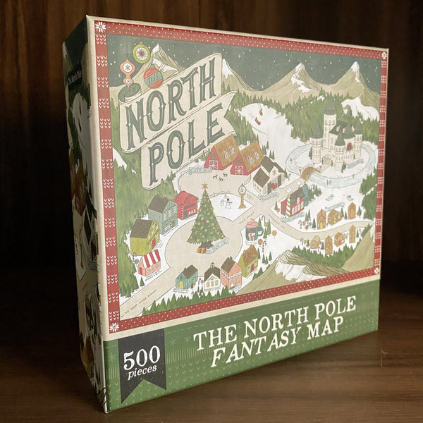 North Pole Christmas Map Puzzle