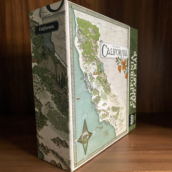 California Fantasy Map Puzzle