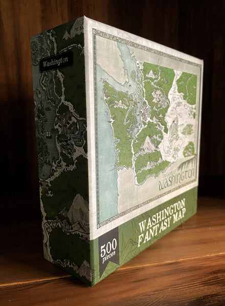 Washington Fantasy Map Puzzle