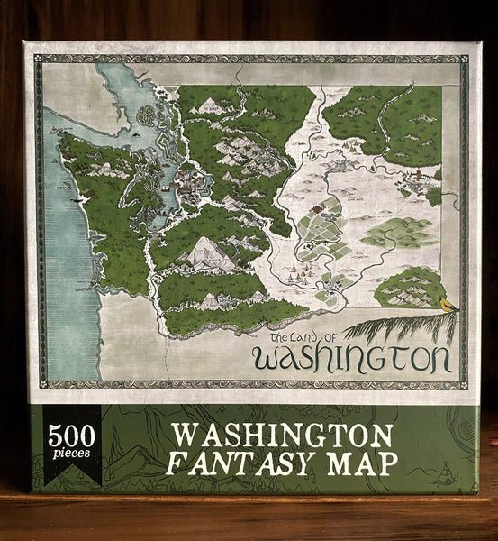 Washington Fantasy Map Puzzle
