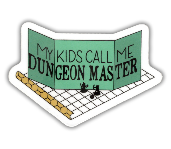 My Kids Call Me Dungeon Master - D&D vinyl sticker - waterproof, UV-proof