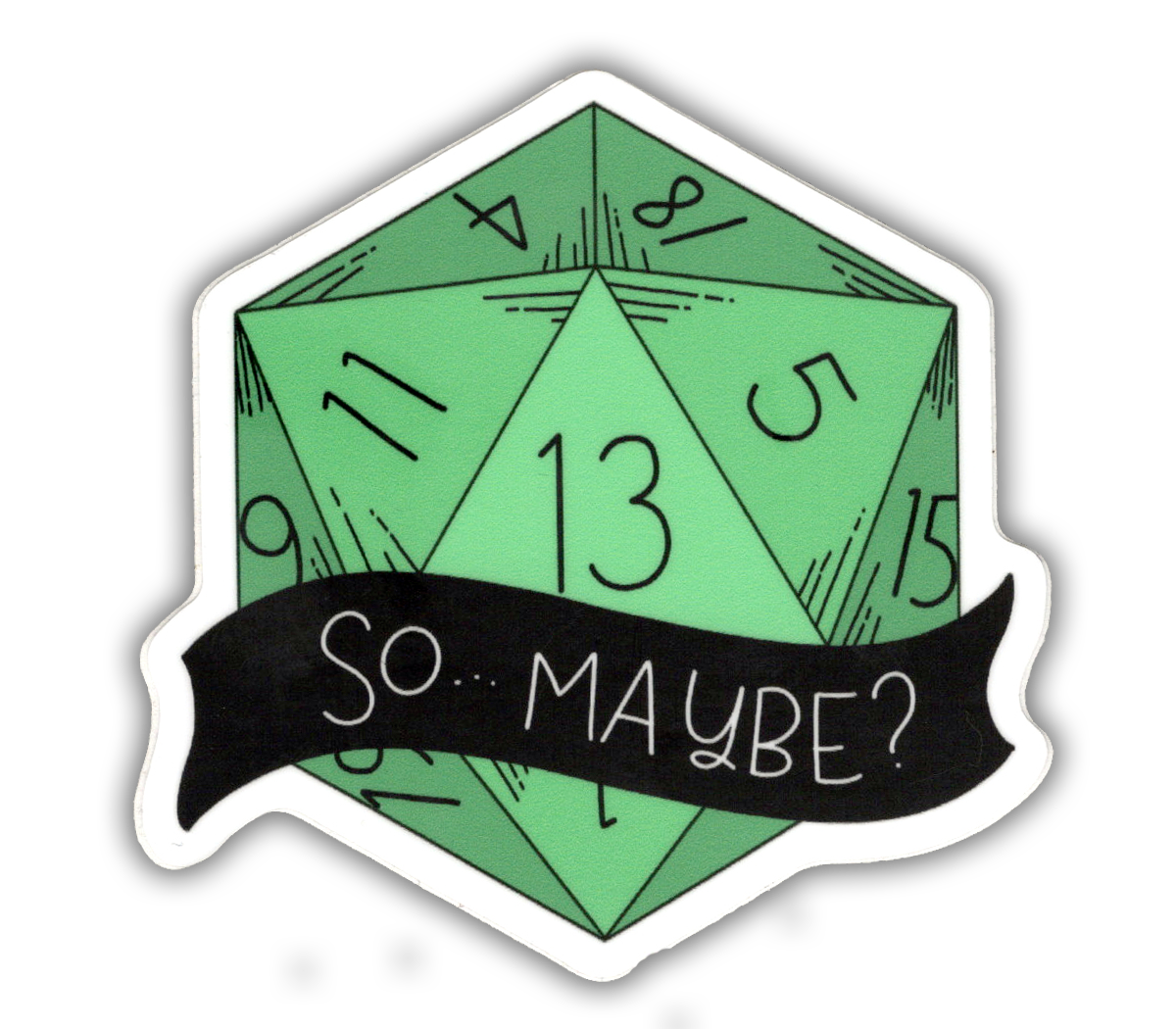 So... Maybe? - D&D vinyl sticker