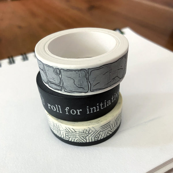 Roll for Initiative Washi Tape - for world builders, RPG, D&D, fantasy lovers and more!