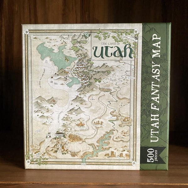 Utah Fantasy Map Puzzle