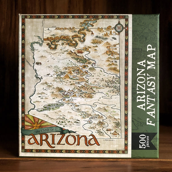 Arizona Fantasy Map Puzzle