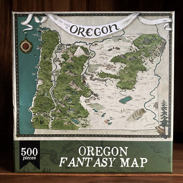 Oregon Fantasy Map Puzzle